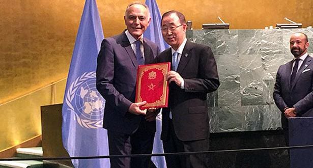 COP22: le Maroc dépose à l’ONU les instruments de ratification de l’Accord de Paris sur le changement climartique