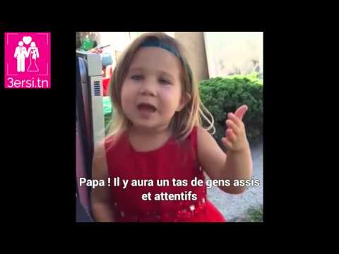Cours magistral: Une petite fille explique à son père comment son comporter  lors d’un mariage
