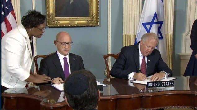 Un accord de 38 milliards d’assistance militaire octroyée par les États-Unis à Israel