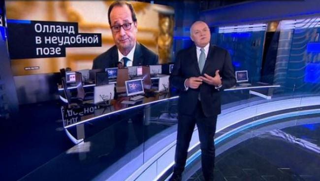 Russie: François Hollande qualifié ‘d’ingrat » et ‘d’impoli » à la télévision russe (vidéo)