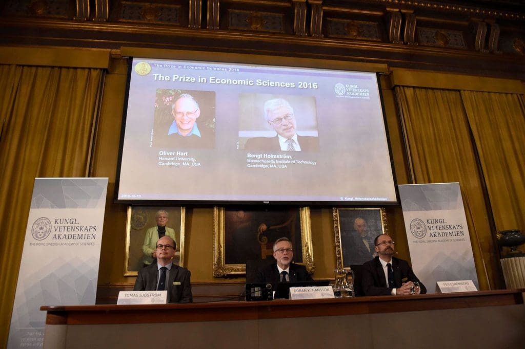 Le prix Nobel de l’économie attribué à Olivier Hart et Bengt Holmström
