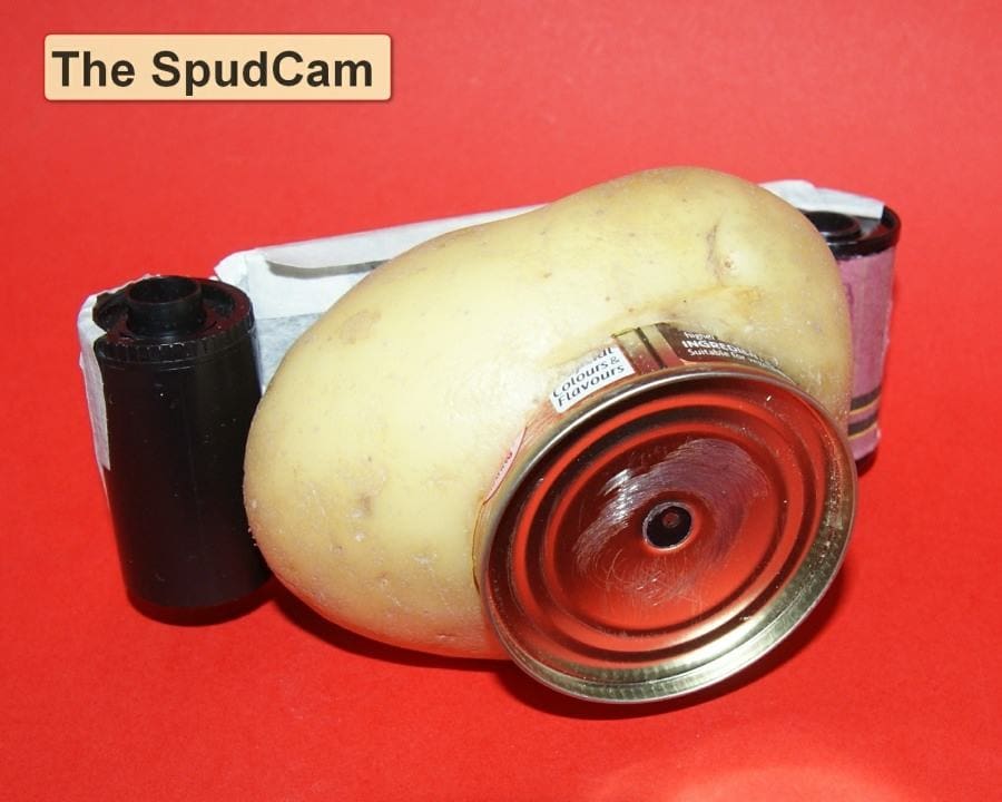 Australie: Un retraité fabrique un appareil photo avec une pomme de terre.. et ça marche (photos)