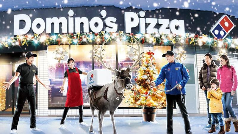 Japon: Dominos pizzas, ne fera pas livrer ses pizzas par… des rennes (vidéo)