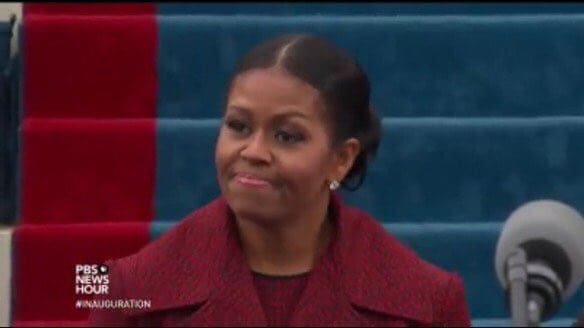 Buzz: Les différentes grimaces de Michelle Obama lors de l’investiture de Donald Trump font le tour des réseaux sociaux (photos)