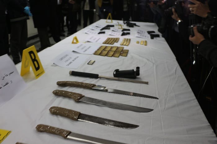 Les armes saisies auprès de la cellule terroriste démantelée notamment à El Jadida proviennent de l’Algérie (Photos et vidéos)