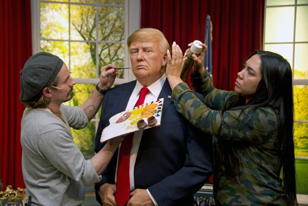 Madame Tussauds: La statue en cire de Donald Trump installée depuis mercredi (vidéo)
