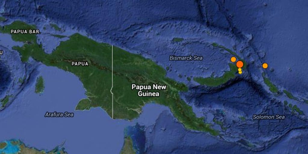 Un séisme de magnitude 7,9 frappe la Papouasie Nouvelle Guinée