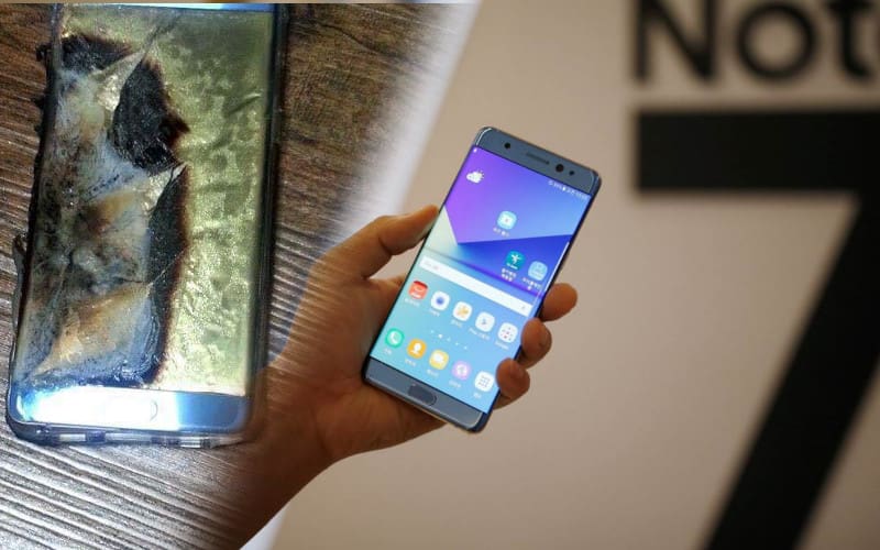 Samsung : La raison des explosions de batteries du Galaxy Note 7 dévoilées