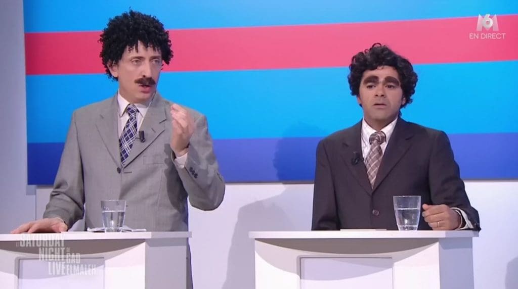 Saturday Night Live: Quand Gad El Maleh et Jamel Debbouze parodient un débat de la primaire… ça donne ça