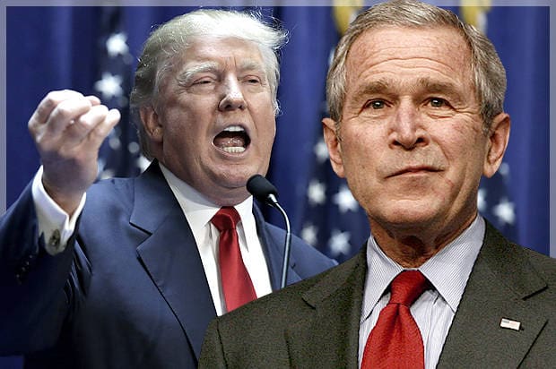 Attaques de Donald Trump contre les médias : George W Bush n’est pas d’accord