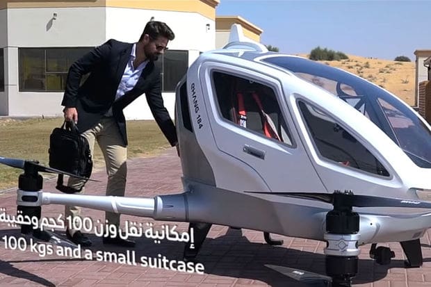 Taxi du futur: Dubai lance un drone en guise de taxi de l’air (vidéo)