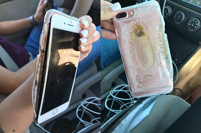 Apple: Une enquête ouverte après la mise en ligne d’une vidéo montrant un iphone7plus prendre feu
