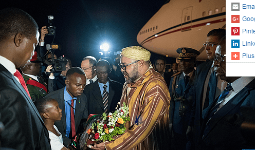 Le roi Mohammed VI entame une visite « historique » en Zambie, la première dans ce pays