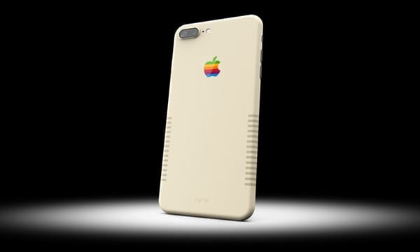 Apple: Un Iphone 7 plus rétro qui rappelle les boitiers d’ordinateurs de la marque à la pomme (photo)