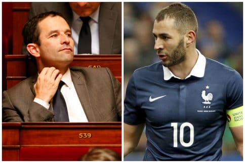 Benoit Hamon: » Si Benzema joue bien et qu’il est bon en club et qu’il n’y a pas meilleur que lui, oui, je suis pour son retour »