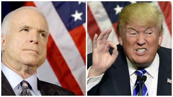 John McCain:  »Donald Trump a deux options. Soit se rétracter, soit fournir l’information que le peuple américain mérite concernant les accusations d’écoutes téléphoniques »