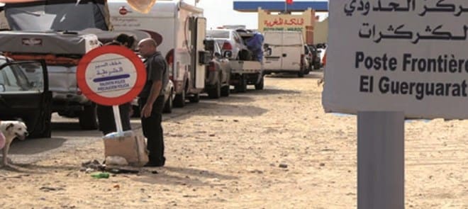 Mise en échec d’une opération de trafic de drogue à bord  de deux camions TIR à Guergarate