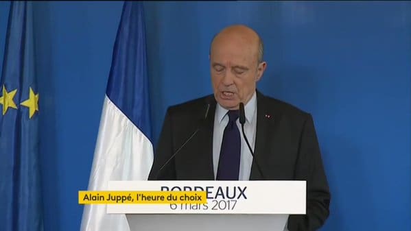 Alain Juppé met fin au suspense: je ne serai  pas candidat (vidéo)