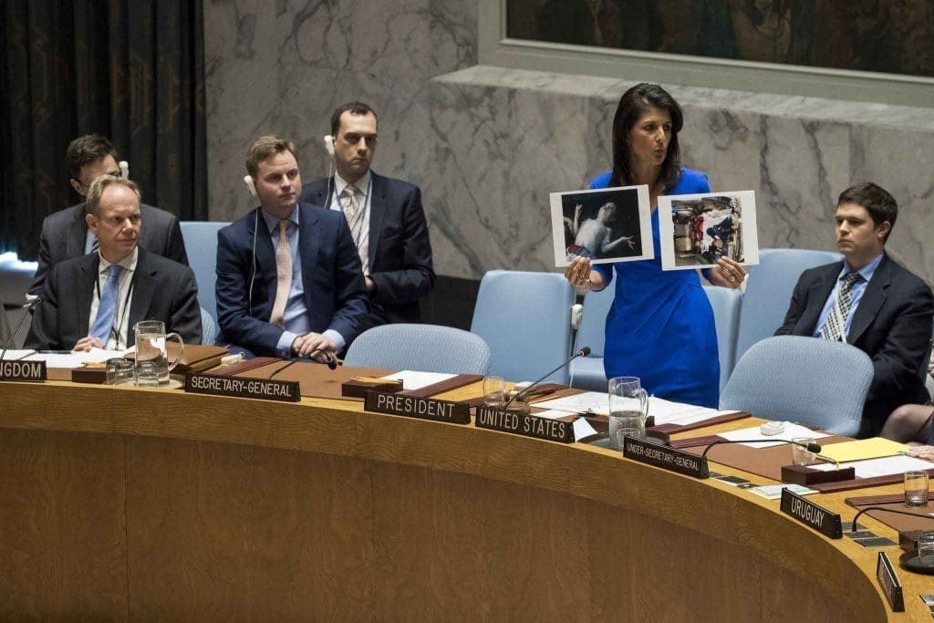 ONU: Le conseil de sécurité vote ce mercredi un projet de résolution concernant l’attaque chimique en Syrie