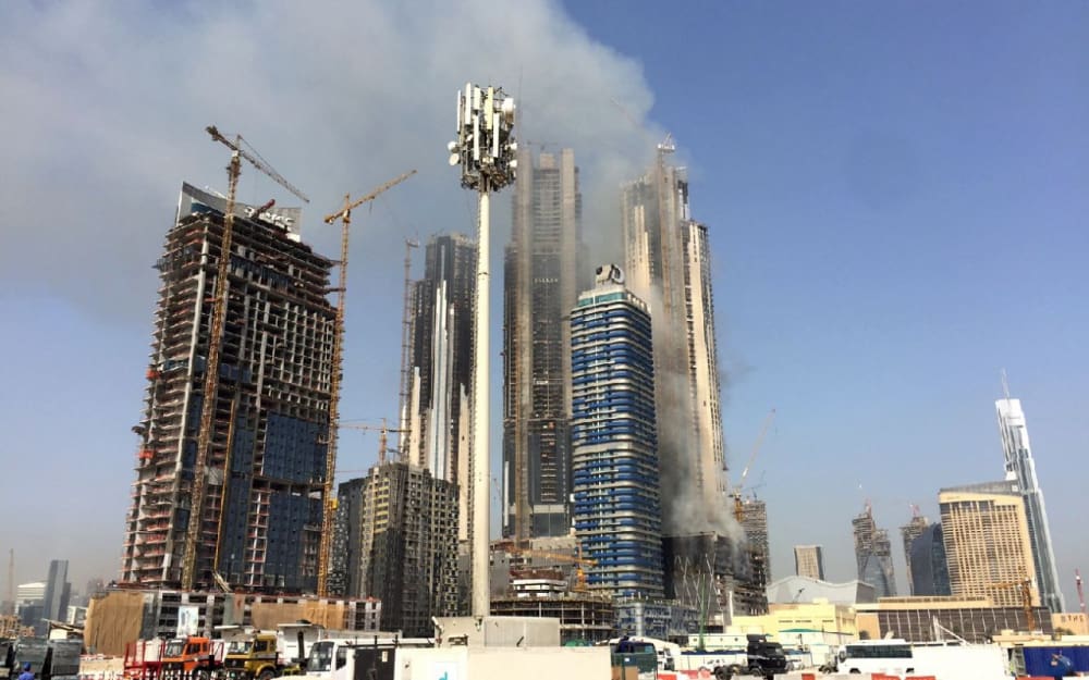 Dubai: Nouvel incendie près de Burj Khalifa