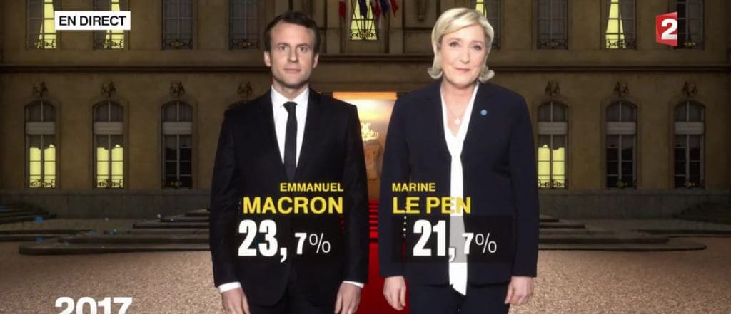Présidentielle, un duel Macron-Le Pen au second tour