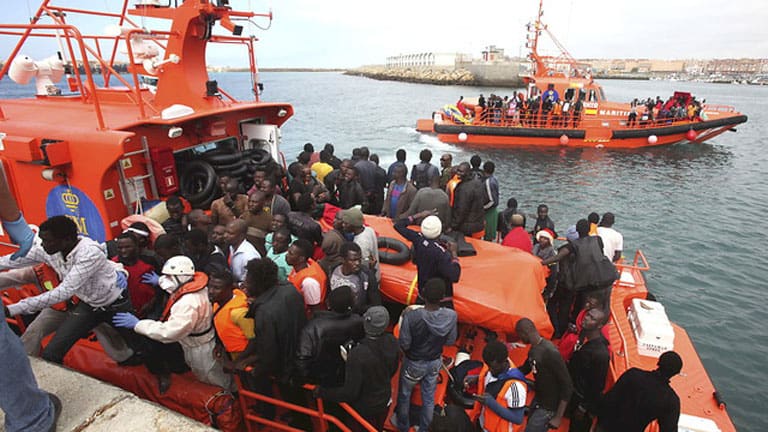 Espagne: un total de 103 immigrés dont 62 d’origine maghrébine secourus au large du Detroit de Gibraltar