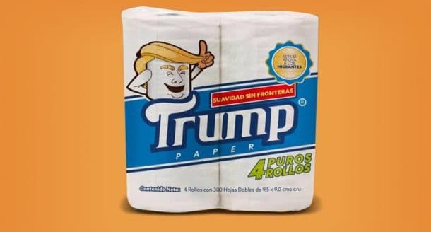 Buzz: Un mexicain commercialise une marque de PQ appelée « Trump Paper »