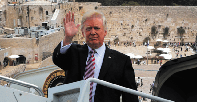 Paix au proche orient: Donald Trump est arrivé en Israel