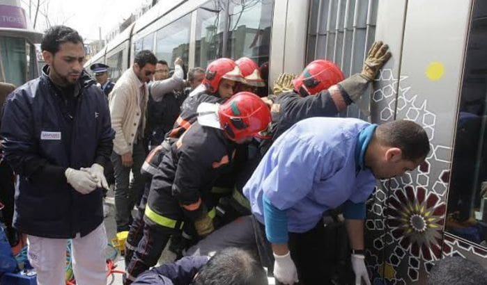 Salé: Un piéton blessé après avoir été heurté par un tramway