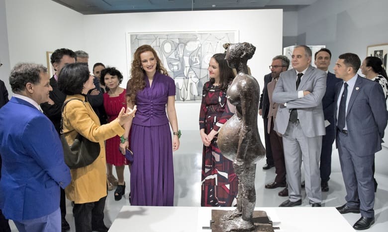 Musée d’art moderne de Rabat:La Princesse Lalla Salma inaugure l’exposition  »Face à Picasso »