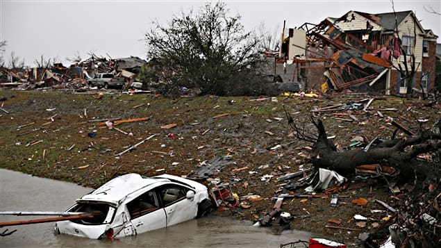 États-Unis: Plus de 13 morts ce week-end suite à des tornades et des intempéries