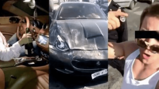 Le fils à papa, Hamza Derham, qui sablait le champagne tout en conduisant à Rabat, condamné à 2 ans de prison ferme