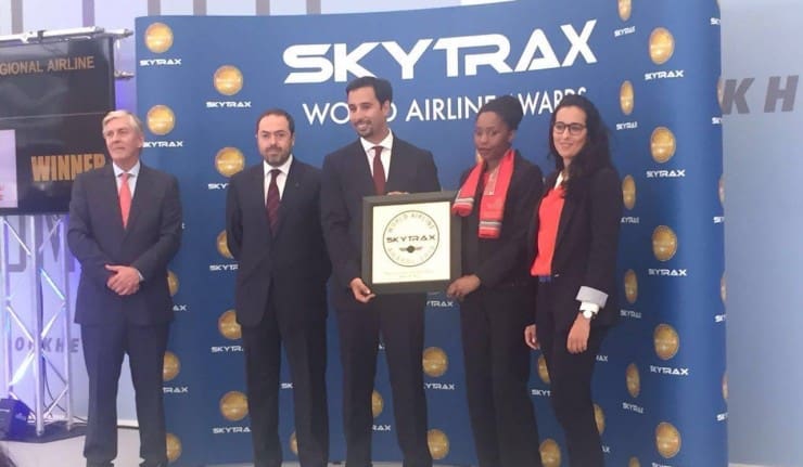 Skytrax 2017: La RAM reçoit le prix de  »la meilleure compagnie aérienne régionale africaine »