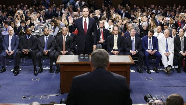 Audition de l’ex chef du FBI: James Comey affirme avoir subi des pressions de la Maison Blanche