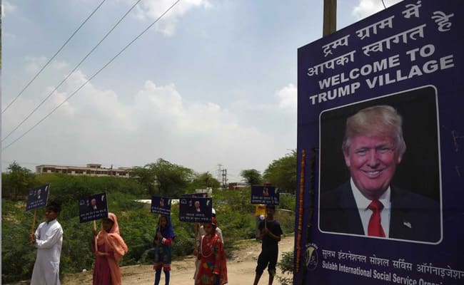 Inde: Une commune pauvre et rurale se renomme  »Trump village »