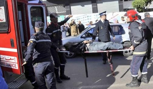 Khémisset: Un mort et 13 blessés dans un accident survenu au niveau de Ait Ourbil
