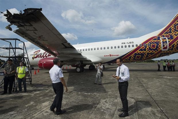 Indonésie: Collision entre deux avions sur le tarmac d’un aéroport