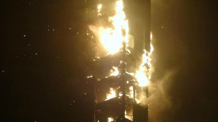 Dubai: Un incendie ravage l’un des plus hauts gratte ciel (vidéo)