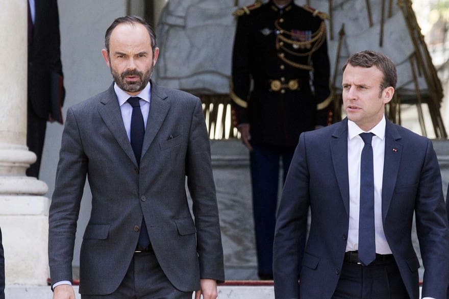 Sondage: La cote de popularité d’Emmanuel Macron  et celle d’Edouard Philippe en baisse