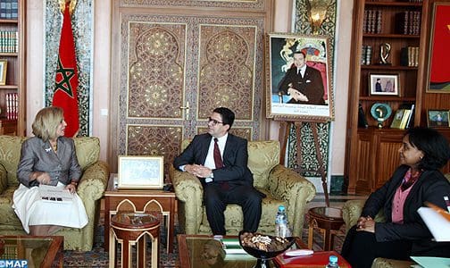Nasser Bourita reçoit la candidate de l’Égypte et l’Union africaine au poste de directeur général de l’UNESCO
