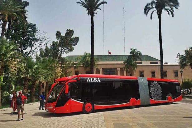 Des bus électriques en circulation à Marrakech