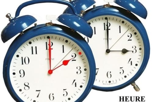 N’oubliez pas de retarder vos montres d’une heure le 29 octobre à 03:00