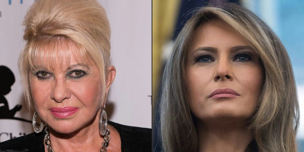L’ex épouse de Trump s’attribue le titre de première dame, Melania n’apprécie pas