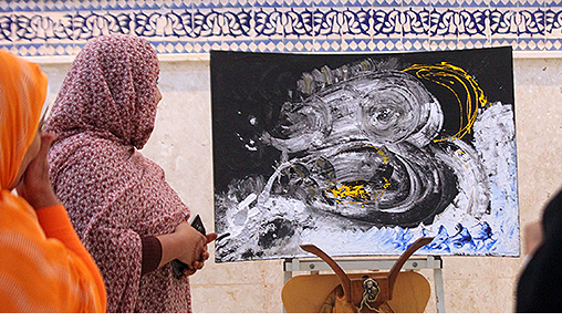 Nuit des galeries: Exposition d’oeuvres de onze peintres à Laayoune
