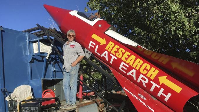 Un Américain construit sa propre fusée pour prouver que la Terre est plate