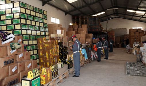 ADII: Saisie de 45 tonnes de produits alimentaires de contrebande
