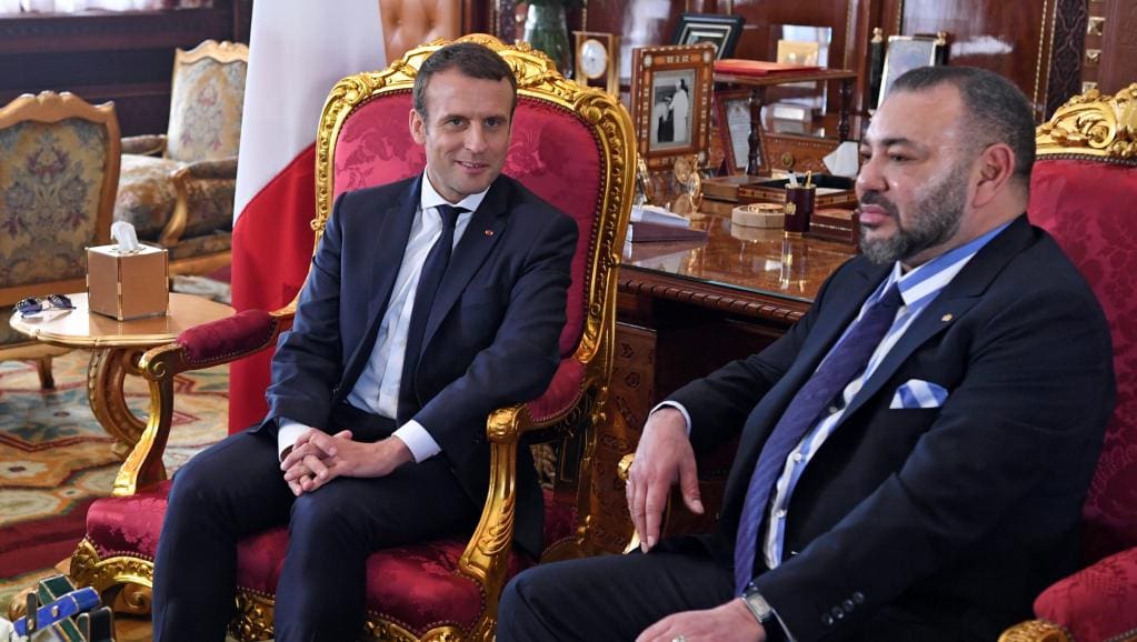 One Planet Summit: Le Roi Mohammed VI reçu par Emmanuel Macron  à l’Élysée
