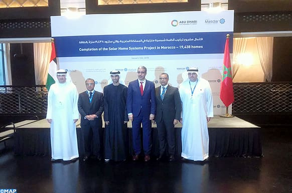 Maroc-Emirats: Finalisation d’un projet pour le raccordement de foyers ruraux en énergie solaire