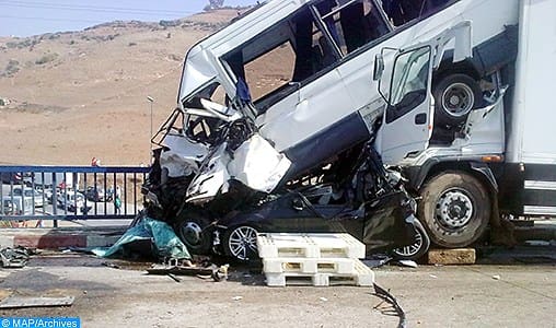 El Jadida : 4 personnes de la même famille périssent dans un accident