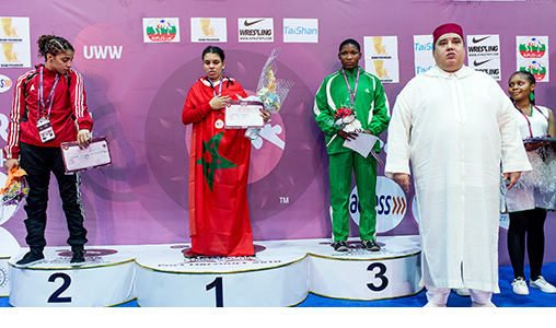 Lutte: La Marocaine Ech Chabki remporte la médaille d’or et se qualifie aux JOJ 2018